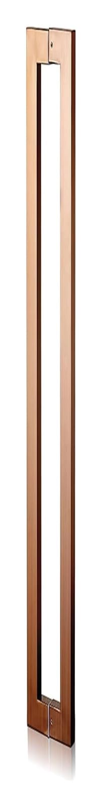 CWCQGH Push Pull Door Handle, Sliding Barn Door Handles, Glass Shower Push Pull Door Handle,Rose Gold-80cm(2.6ft)