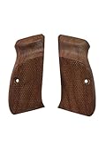 Ccw40## New Cz75 Cz85 CZ 75 85 Grips Cz 75/85 CZ P-01 CZ P-06 Compact Size Hardwood Wood Checkered...