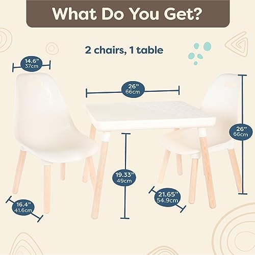 image for B. toys- B. spaces- Table and Chair Set- Furniture For Toddlers- 1 Cra