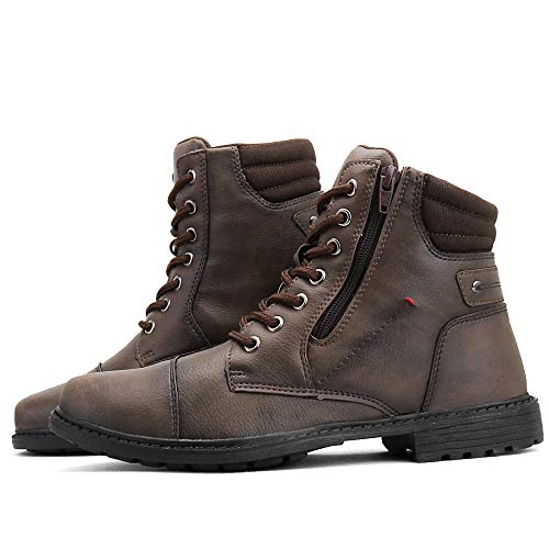 Bota Coturno Adventure Sapatofran com Zíper Tratorada Com Relógio Magnético (42)