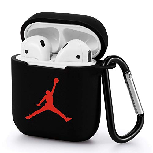 Gebaisi Protective TPU Cover and Skin for Apple Airpods Charging Case with Keychain