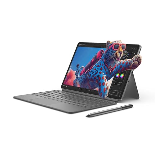 Miniatura 5 de Lenovo Pack Teclado Tablet Yoga Tab (Conexión Instantánea Pogo-Pin, Entrada Inteligente con IA, Trackpad Multigestual, 12 Teclas de Función Intuitivas) Incluye Teclado + Tapa Trasera – Gris Luna