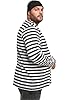 Urban Classics Men's Regular Stripe Ls T Shirt, White Black, 3XL Plus UK #5