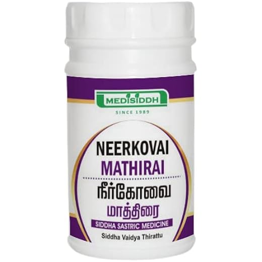 Neerkovai Tablet Cold Headache Sinusitis 100 Nos