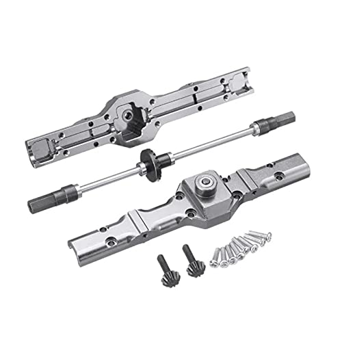 Boîte De Vitesses Essieu Avant/arrière En Métal Pour WPL C14 C24 – Kit Upgrade Robuste, 12 Vis Incluses