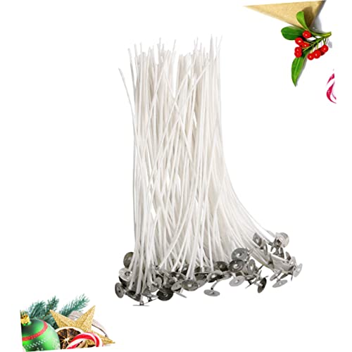 Set de 200 pabilos para velas de algodón cera 9cm miniatura 3