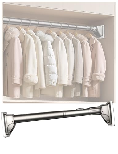 Tringle de penderie à tension pour suspendre vos rideaux sans outils