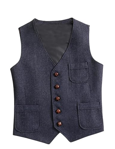 Men's Casual Business Vest Jacket Slim Fit Prom Party Wedding Groom Suit Vest2