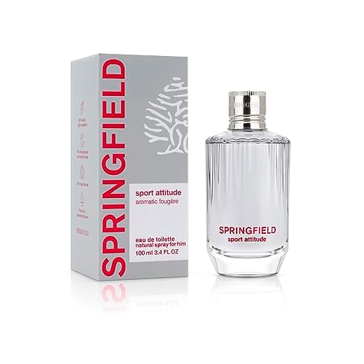 Springfield Sport Attitude, Eau de Toilette para Hombre, Fragancia Jóven y Casual, Notas Aromáticas y Amaderadas, Optimo para Uso Diario, 100 ml