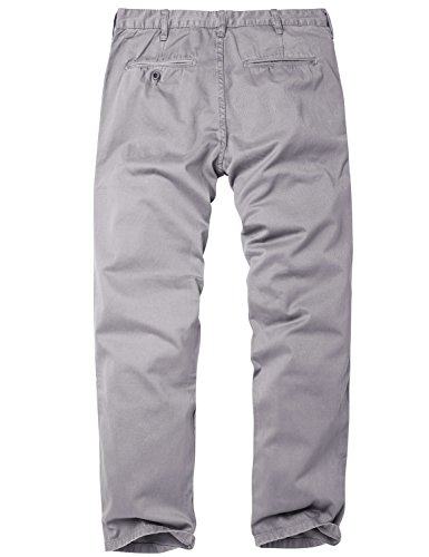 Match B01MDUAURV Men'S Slim Fit Straight Leg Casual Pants thumb #3
