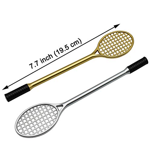 Bolígrafos Maydahui Pack 40 Piezas Gel Tenis Raqueta miniatura 2