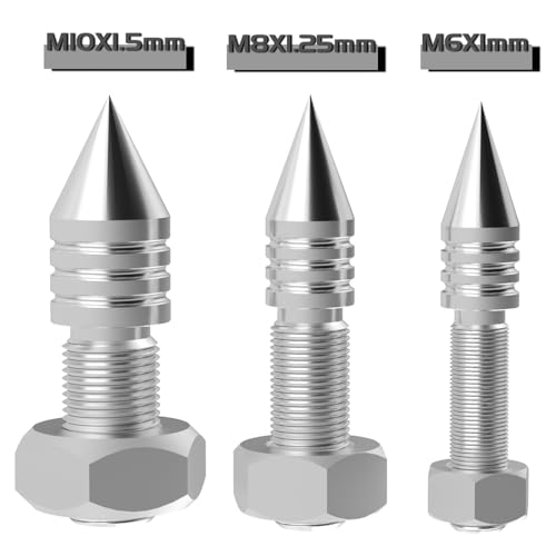 Image of Monosaudio Speaker Spikes, 4 Pcs HiFi Speaker Anti-Vibration Spikes (Without Spike Pad), Isolation Spikes Stand Foot for Speaker, Subwoofer, Amplifier, CD DVD Player(M10)