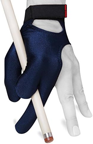Billiard GLOVE by Fortuna - Classic - for Left hand - Blue - with Strap