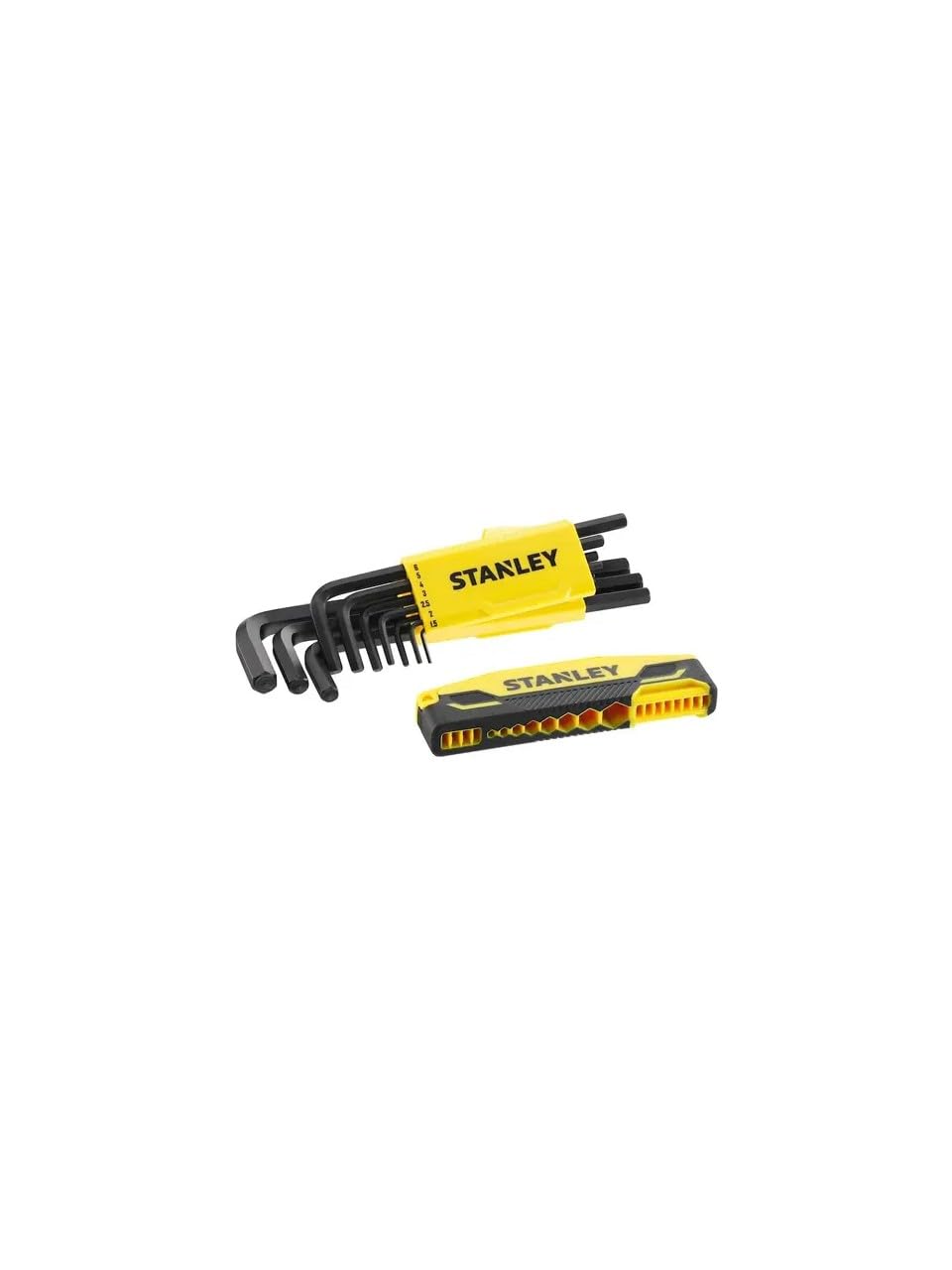 Stanley - FatMax 0/89/904 Allen Anahtar Takımı, Sarı/Siyah, 9 Parça