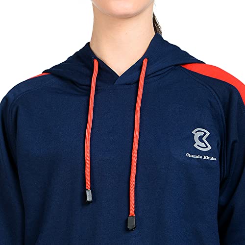 Image of Women's Sweatshirt Full Sleeve Kangaroo Pocket Pullover Hoodies - CKHD-G-08-01-S