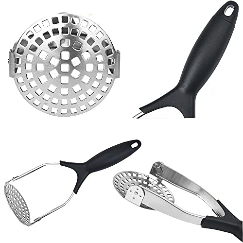 Asika Potato Masher,Professional Stainless Steel Potato Masher,Vegetable Masher,Cooking And Kitchen Gadget. thumb #2