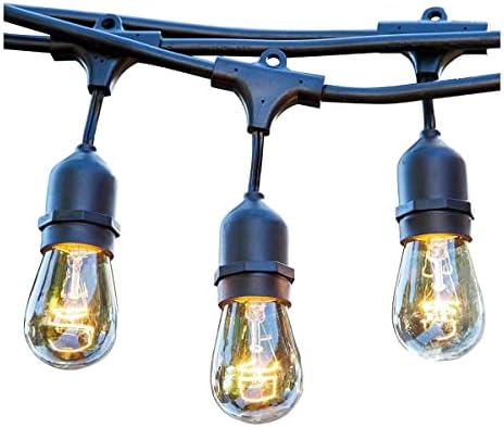 Guirlande lumineuse extérieure raccordable 18m avec 40 ampoules L...