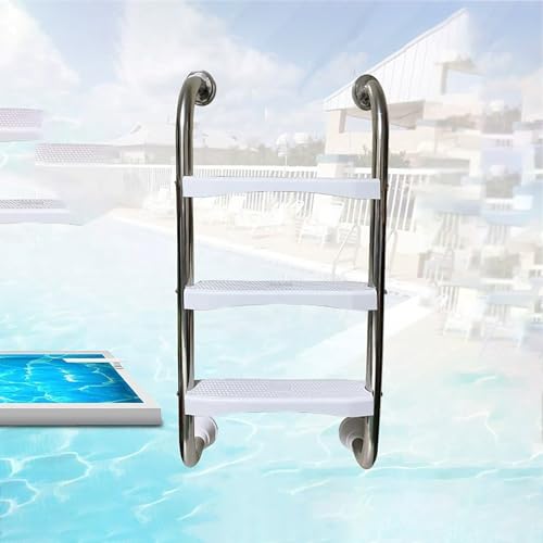 Baranda para piscina de acero inoxidable y antideslizante miniatura 4