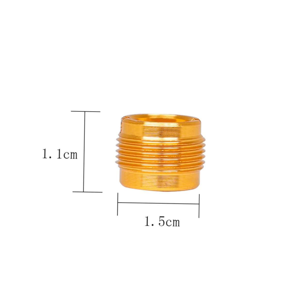 Yardwe Mic Stand Screw Adapter 2pcs Conversion Screw for 3/8 to 5/8 Inch Thread Microphone Clip Holder