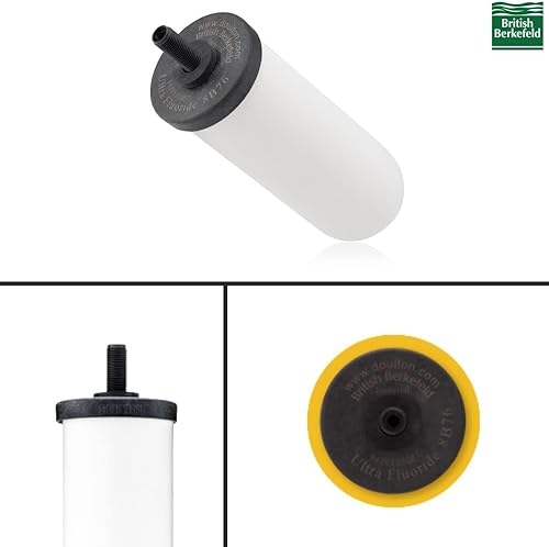 Miniatura 5 de British Berkefeld Doulton W9120133 8B76 - Filtro de repuesto de cerámica para agua potable de 7 pulgadas, 3 unidades
