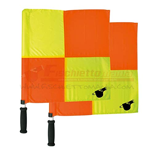 Fischiettomania Lot de 2 drapeaux assistés avec manche en éponge Cover