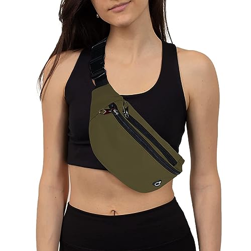 Image of Fanny Packs for Men and Women, Water-Repellent Sports Waist Pack Bag for Travel Hiking Running Hands-free