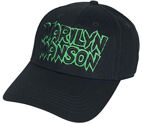 Photo de Marilyn Manson Logo - Baseball Cap Casquette Noir