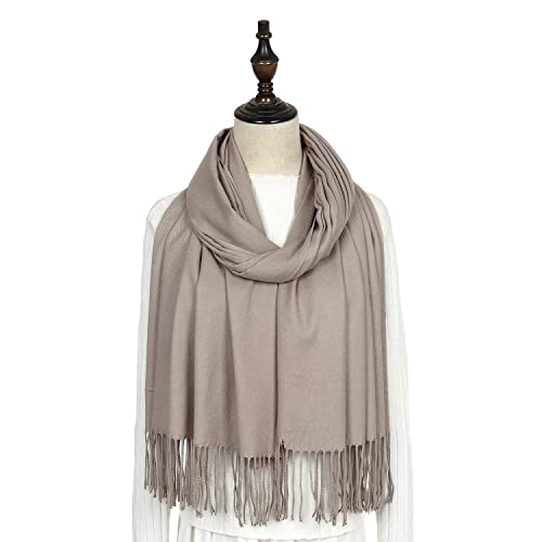 Image of RIIQIICHY Women's Fringe Shawl Wrap Pashmina Scarf for Wedding Evening