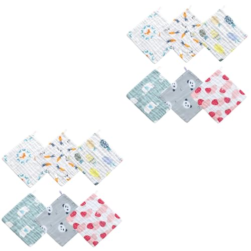 Serviettes coton pour garçon fille douces et lavables VICASKY