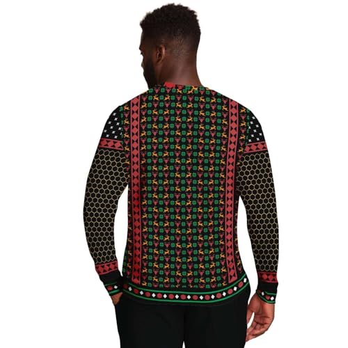 Bee Merry Honeycomb Sweatshirt, alternative view 2