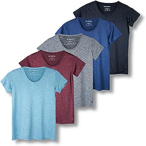 Real Essentials Women's Quick Dry Active Tops Cover