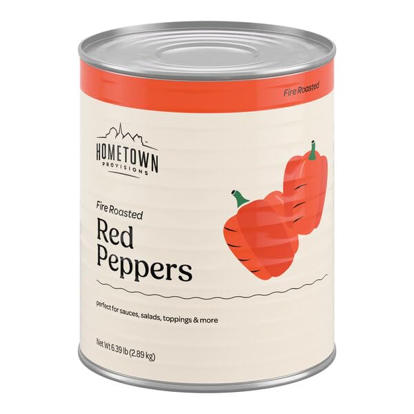 Roasted Red Bell Peppers #10 Can - 6/Case