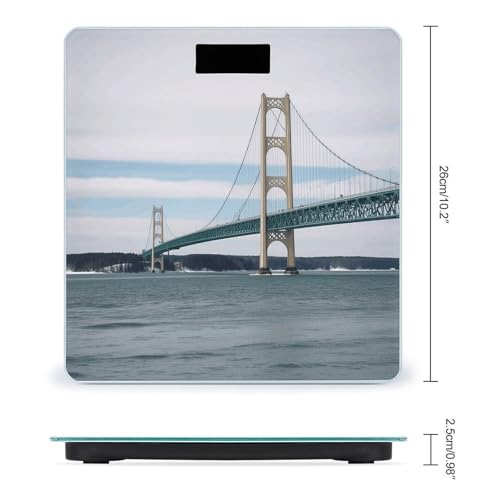 Báscula digital corporal Mackinac suspension bridge 180kg miniatura 2