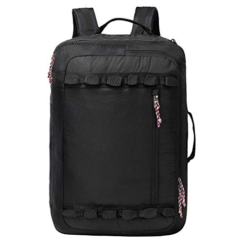 TRAILKICKER Large Carry on Backpack, 48L Flight Approved Convertible Travel Backpack, X-Over Backpack
