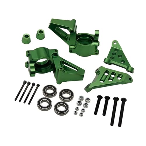 Repuestos Juguetes RC Compatible con HPI para ROFUN para BAHA para ROVAN para KM 5B 5T 5SC 1/5 RC Coche Piezas Upgrade Kit Rodamientos Brazo Mangueta Portacubos Delantero Metal CNC
