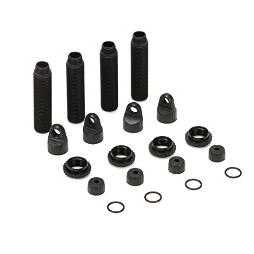 Vaterra Shock Body, Adj Collar, Upper & Lower Cap (4): ASN