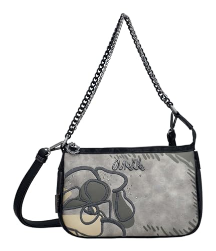 Anekke Bolso con Asa de Cadena Nature Koko para Mujer | Cierre con Cremallera | Medidas 25x15x5 cm Anekke Bolso con Asa de Cadena Nature Koko para Mujer | Cierre con Cremallera | Medidas 25x15x5 cm