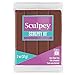 Sculpey III® Polymer Oven-Bake Clay, Chocolate, Non Toxic, 2 oz. bar, Great for modeling, sculpting, holiday, DIY, mixed media and school projects.Perfect for kids & beginners!