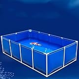Acquario portatile: questo acquario pieghevole include una comoda valvola di scarico per un facile montaggio e smontaggio. Ideale per case, giardini o mostre temporanee, si adatta a diverse occasioni. Goditi la facilità di curare la tua fauna acquatica e allo stesso tempo di metterla in mostra con stile. Perfetto sia per acquariofili principianti che esperti.