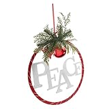 Couronne de noël : utilisez-la pour créer une atmosphère de noël et rendre vos plus heureuses, éléments sur le thème de noël pour créer une atmosphère festive, pendentif couronne de noël