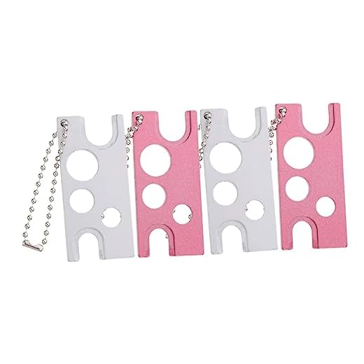 POPETPOP 4 Piezas Herramienta Para Abrir Pegamento De Pestañas Abridor De Botella De Pegamento Para Pestañas Aceite Esencial Aleación De Aluminio Aceite