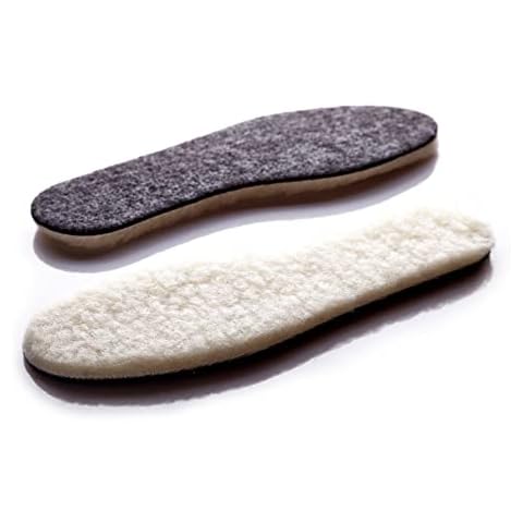 Wool Sheepskin Thick Insoles for Boots Cover