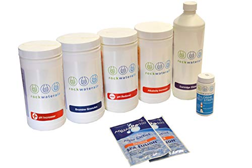 RockWaterAir Hot Tub Spa Chemicals Complete Bromine Starter Kit