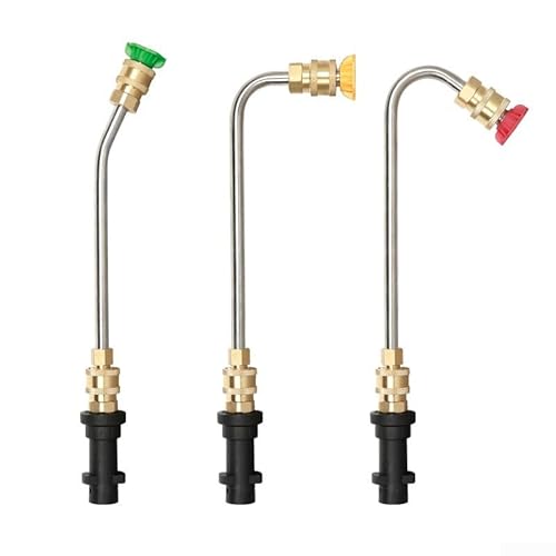 Accesorio limpiador de alta presión de 14 pulgadas diseñado para compatibilidad con modelos de la serie K, incluye 5 boquillas variadas para uso (en forma de U)