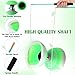 Simgoing Chinese Yoyo Diabolo Set Includes Colorful Toy Diabolo Professional Yoyo with 2 Pieces Sticks, 1 Piece String, 1 Net Bag for Fun(Green)