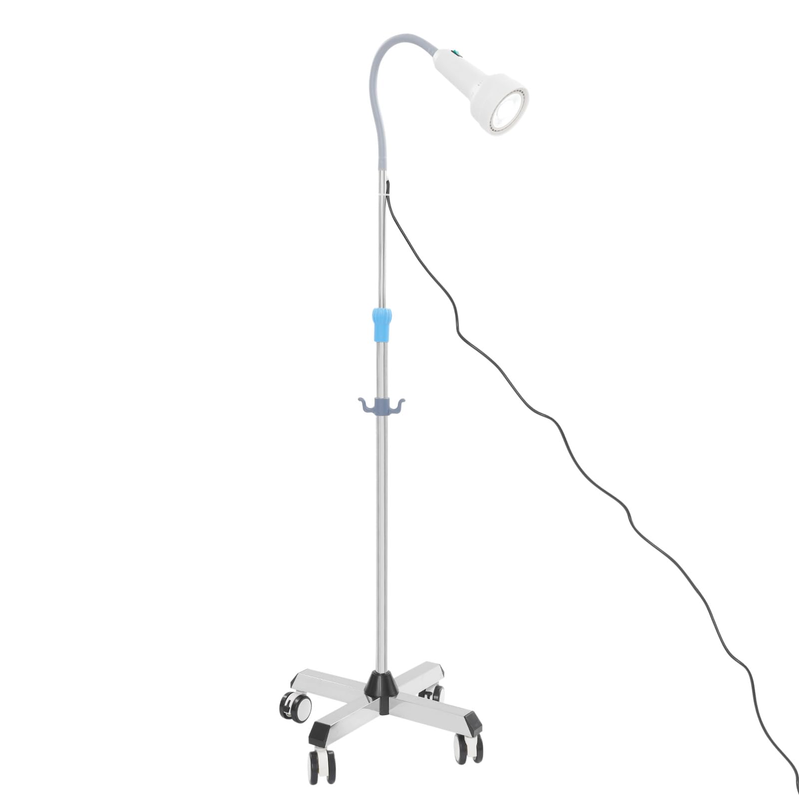 Lemoeyes Examination Lamp, 30W LED Exam Light with Mobile Base, 4.4-5.2ft Adjustable Height and 360° Angle