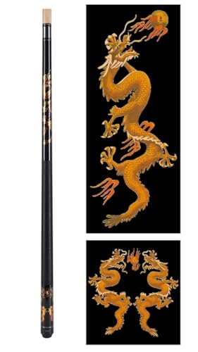 Taco de Billar Aska Golden Dragon 58 pulgadas Maple miniatura 5