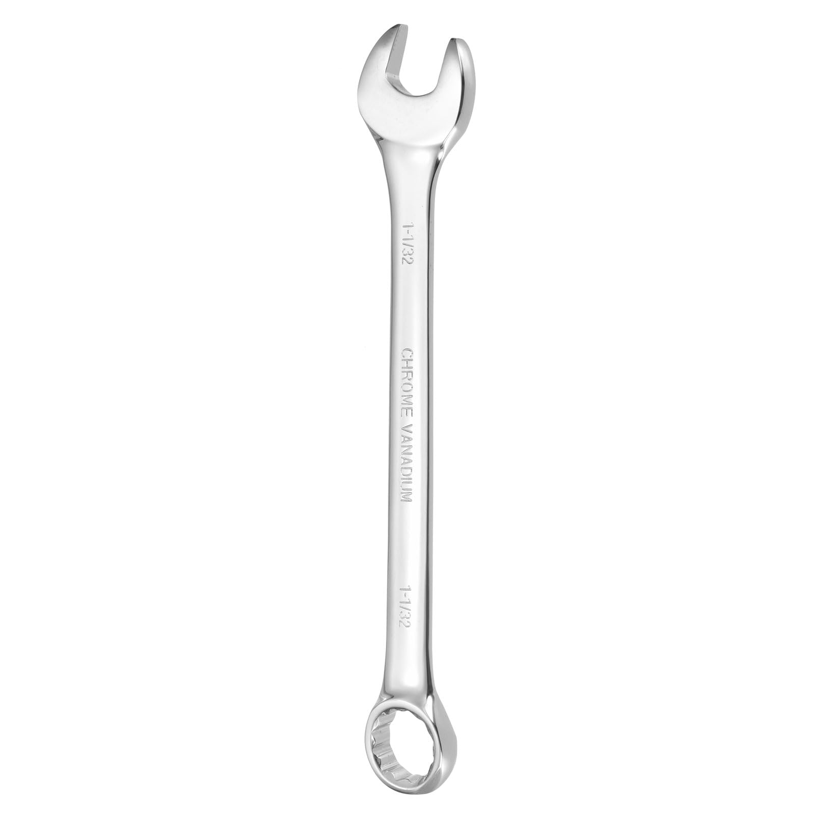 sourcing map Combination Wrench 1-1/32" Open End 10-Degree Offset — image 1