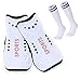 Homo Trends - Parastinchi da calcio, in 3 misure, parastinchi per bambini, calzini da calcio per ragazzi e ragazze, protezione per polpacci, colore: Bianco