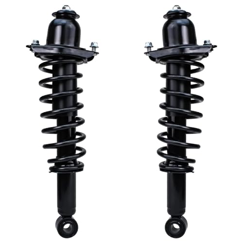 Image of Detroit Axle - 1.8L Front 8pc Steering Knuckles Kit for 09-13 Toyota Corolla Steering Knuckles & Wheel Bearing Hubs Sway Bars Front and Rear Struts Coil Spring Replacement Suspension